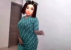 Arabic Chaabi dance with hot Arab women showing off big booty and dancing nude