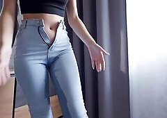 OMG I'm Peeing My Jeans! Female Desperation Pee