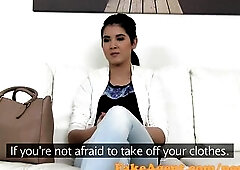 FakeAgent Cute tiny eighteen year old screwed hard in office