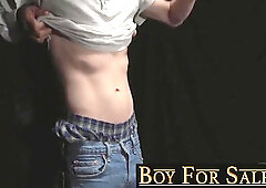 Slave Twink Gets Fucked By Beefy Suited Master