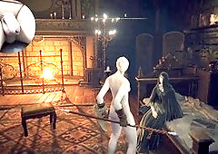 Getting down with big boobs and a solid bone