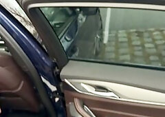 Public Parking Lot Tugjob Next to Stranger and Bus Cum Finish