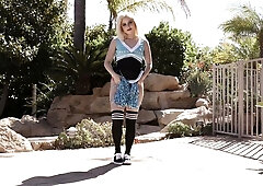 3rd Degree: Tattooed Teen Fingers Herself