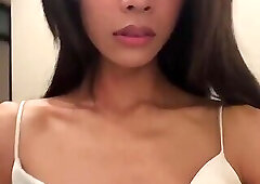 Ladyboy Fembabyth self facial