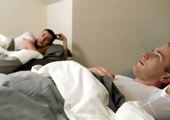 Muscular Mormons Elder Gardner and Elder Kimball fuck in a 3some