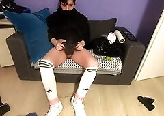 Play with, coming inside, big cock gay