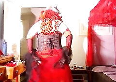 i vape aand blow my sex-toy, the show off my look and play with some booty-plugs untill i sink in my sex-toy and make myself cum, then swallow it down