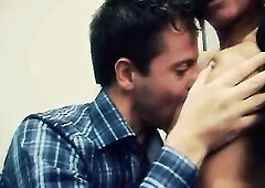 A Hawt Screw on the Desk in the Office