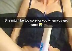 Real Cheating Milf Wife Fucked And Cucked To pay Husband's Debt On Snapchat -Richelle Rose