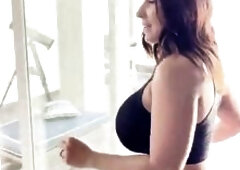 Sexy Breasty Lalin girl In Hot Underware Enjoys Vehement Banging