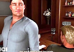 Large-breasted mother I'd like to fuck in underware bangs her coworker whilst her spouse is at the bar - CG Manga - OCICI