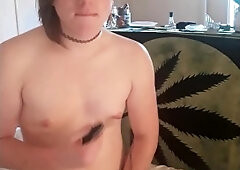 Hot Trans Girl Phoebe Cums In Joi And Talks Lesbian Hookup
