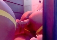 Hands-free Cum on 10in Dildo