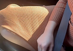 Slim Bubble-assed Beauty Granted Me Unforgettable Sex In The Car To Thank Me For Giving Her a Lift