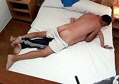 Watch him get twice bareback and creampied