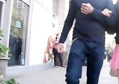 Candid street upskirt