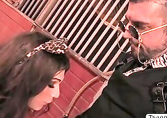 Horny Guy fulfills her anal needs by fucking TBabe Jessy Bell