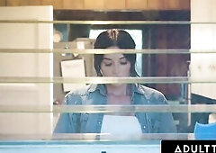 Codey Steele and Nathan Bronson PLOUGH Charlotte Sins' perfectly taut vagina jointly when that babe's left all alone for the day...