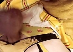Bulging, close up, nylon