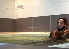 Secret webcam with Aymeric Deville used by Viktor Rom in jacuzzi - HomeWebCamera