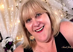 AuntJudysXXX - Busty BBW Cougar Catherine Brings You Home from the Club POV