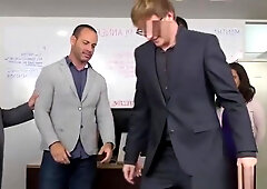 Office stud ravaged by jock cock