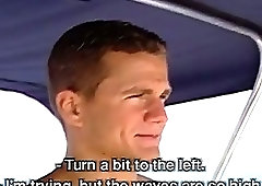 Lads go out fucking on the sea