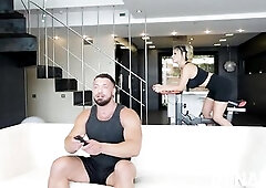 Hawt Yoga Hotty Uses Chap To Stretch Her Butt And Twat part 7