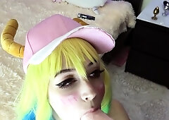 Cosplay Anal  Asshole Anime Girl Cum on Face Purple_Bitch