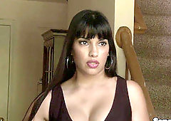 timid she-male screwing busty babes muff