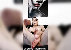 Worship my biggest weenie and my feet