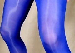 Amateur sissy, gay femboy, pantyhose sheath