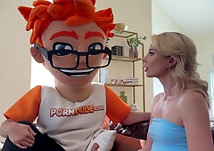 Athletic Babe Beverly Hillson Impresses With Her Erotic Acting And Tight Twat Riding On Porndude!