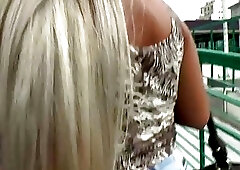 TS girl Julie anal sex and cum splash