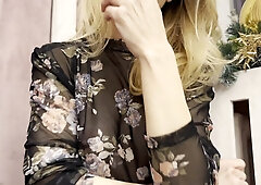 Sexy wife milf flaunts her body in public with amazing public flashing