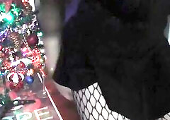Sissy's Recent Year's Eve toast with her own cum