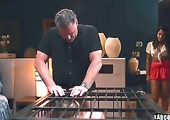 Nina White joins her couple neighbors Charles Dera and Cory Chase