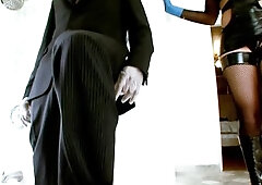 Outstanding brunette hair Aliana Love gets screwed hard by a large ebony dick