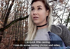 European Babe Pickedup For Blowjob And Pussyfucking
