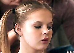 Seth and Penny sexually pampered babysitter Coco