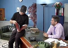 Fine ass slut got two large peckers up in her love holes