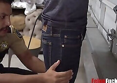 Gay Cop Searching Twink Asshole And Uses His Man Pussy