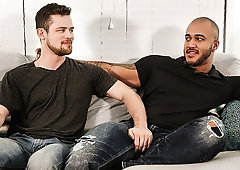 Polygamous hotties Kurtis Wolfe and Jason Vario fucking hard here