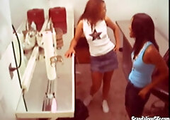 Horny office lesbians licking out pussy