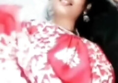 Gouthami reddy manthena removing her nighty & showing nude milky big boobs in bedroom