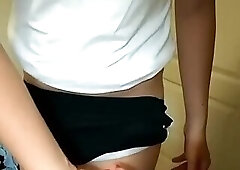 crossdresser dildo play