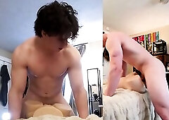 Athletic College Student Eats, Bangs, and Creampies his Tantally