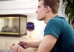 Gay moaning, verbal dirty talk, gay pov blowjob