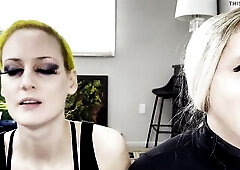 Drag Queen and Woman Makeover Transformation - Mascara, Fake Lashes, Lipstick