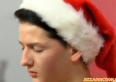 Homosexuals Benjamin Riley and Miccah Cowell bumfuck pummel on Christmas